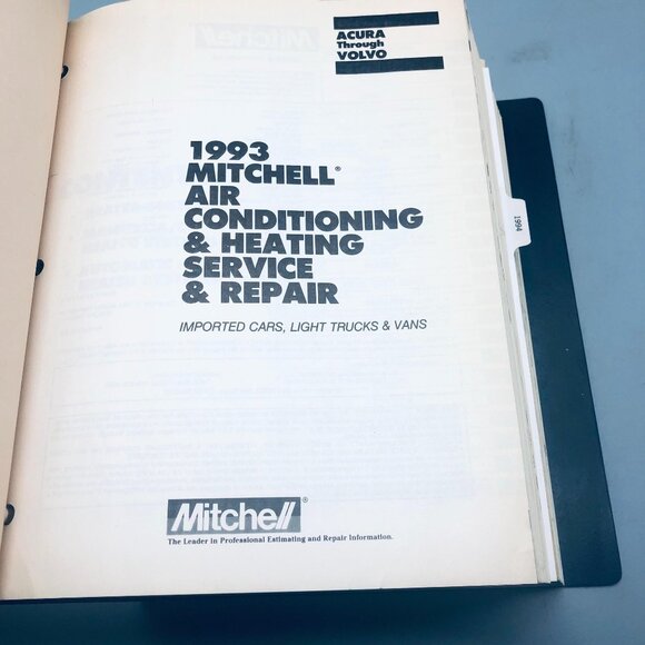 Mitchel Imported light car trucks vans 1993-1994 air-conditioning manual READ - Picture 4 of 7